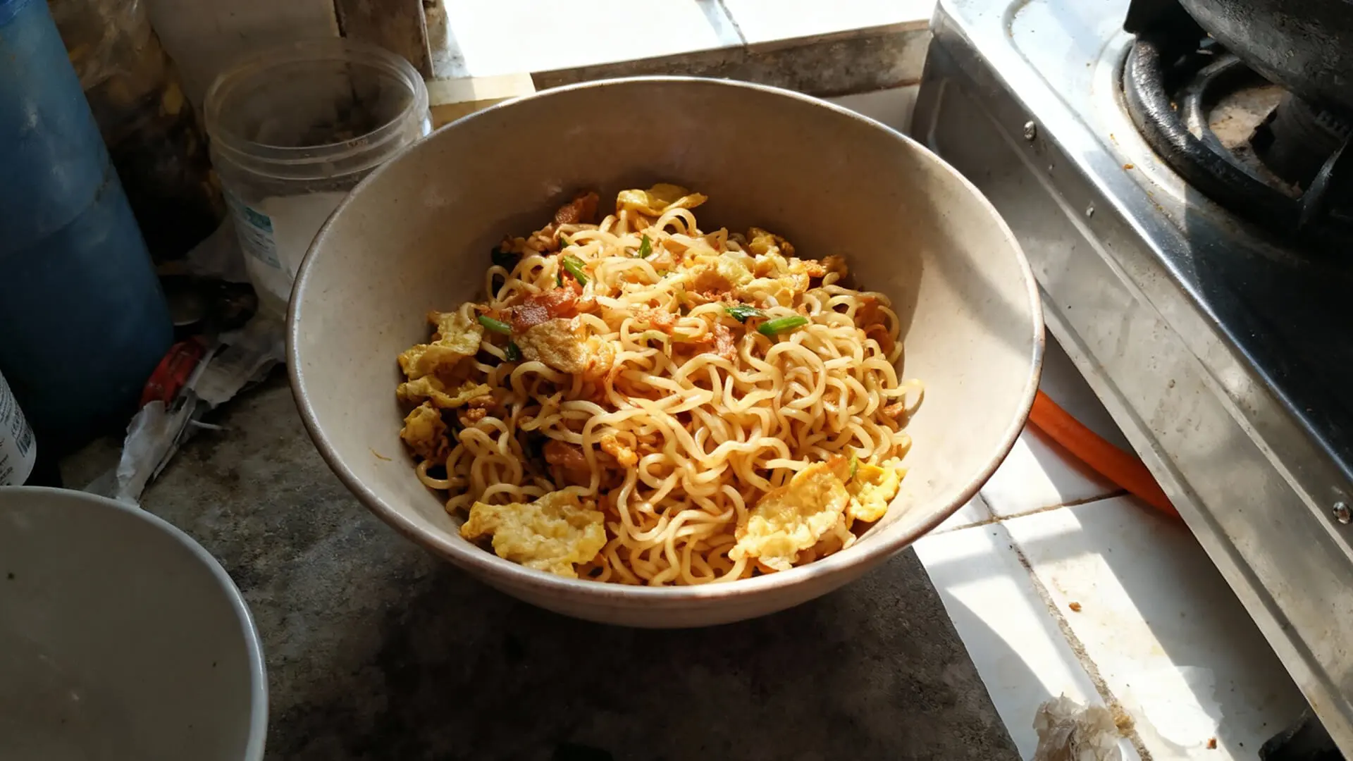 Mie Goreng before